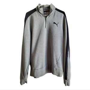 PUMA Mens Mock Neck Pullover